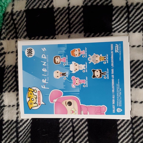 Funko Pink and Light Pink Friends Chandler Bing Pop! Vinyl Box Back - Picture 3 of 6